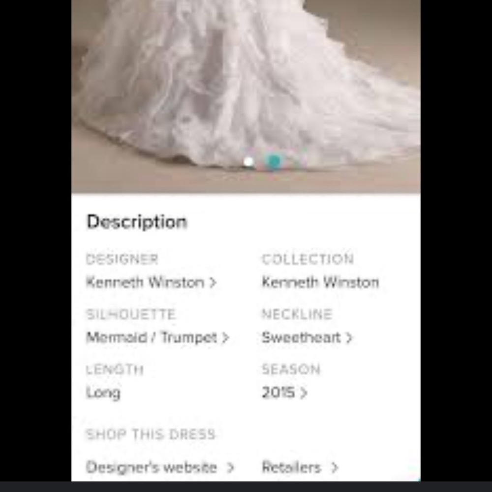 Monique Luo CH515 Wedding Dress David’s Bridal Wedding Dress Size 6